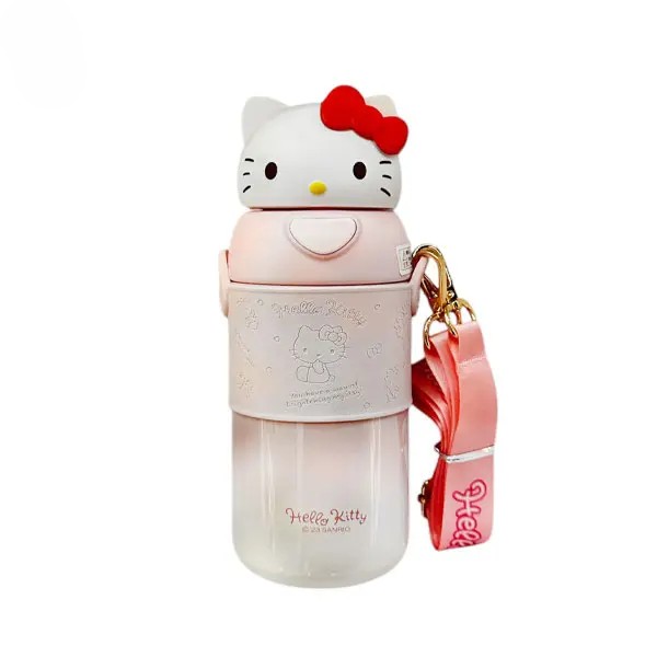 قمقمه مدرسه کیتی عروسکی استیل درجه یک فوق العاده عالی با ضمانت