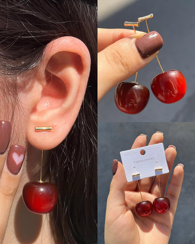 گوشواره گیلاس تابستونی جذاب و دلبر
