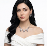 نیم ست زنانه ظریف عروس تصویر دوم