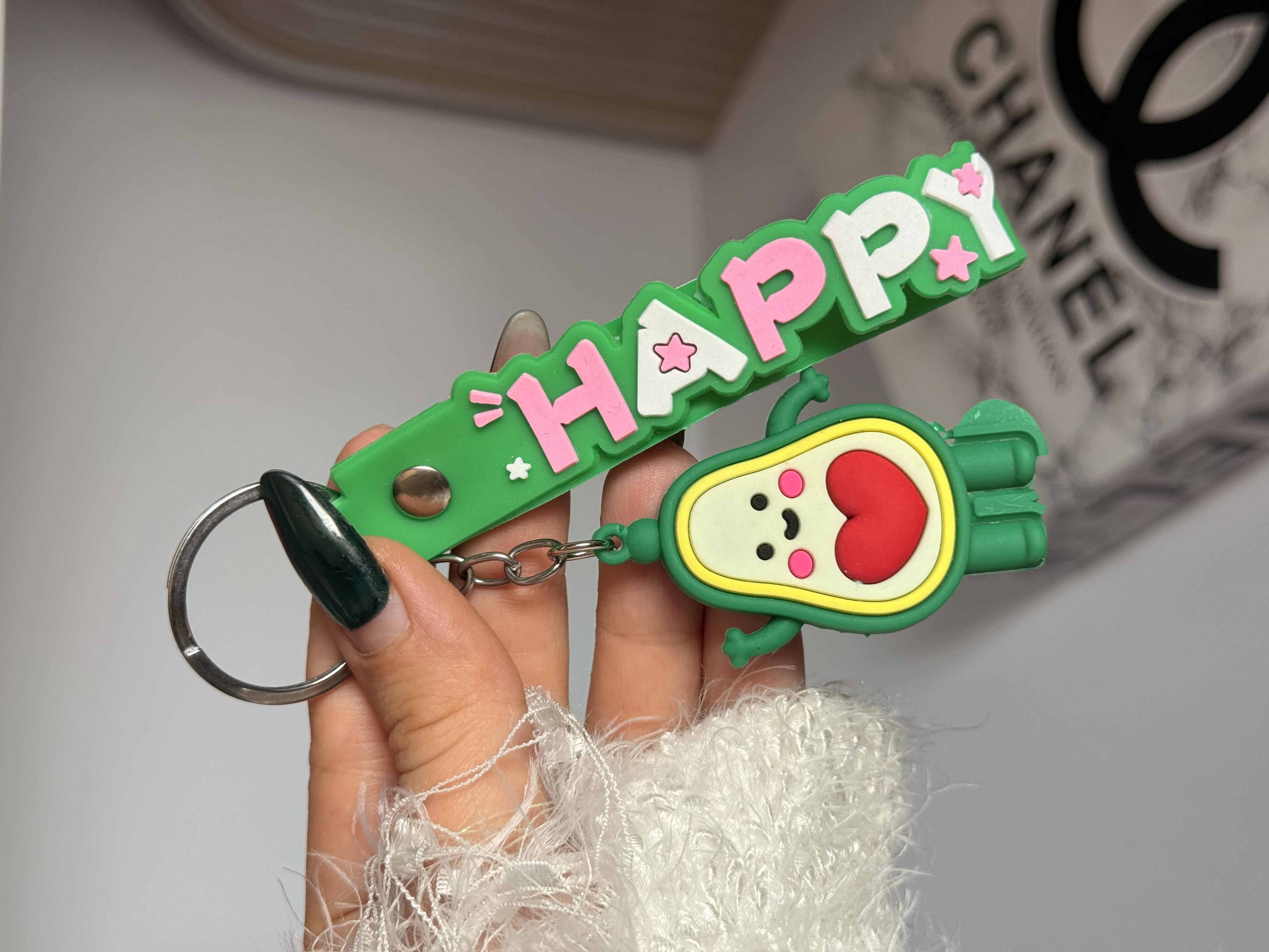 سرکلیدی آووکادو قلبی پینترستی کد ۱۳