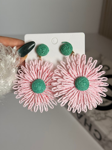 گوشواره کنفی گل آفتابگردان مدل جدید بهار ۲۰۲۶ ارسال رایگان