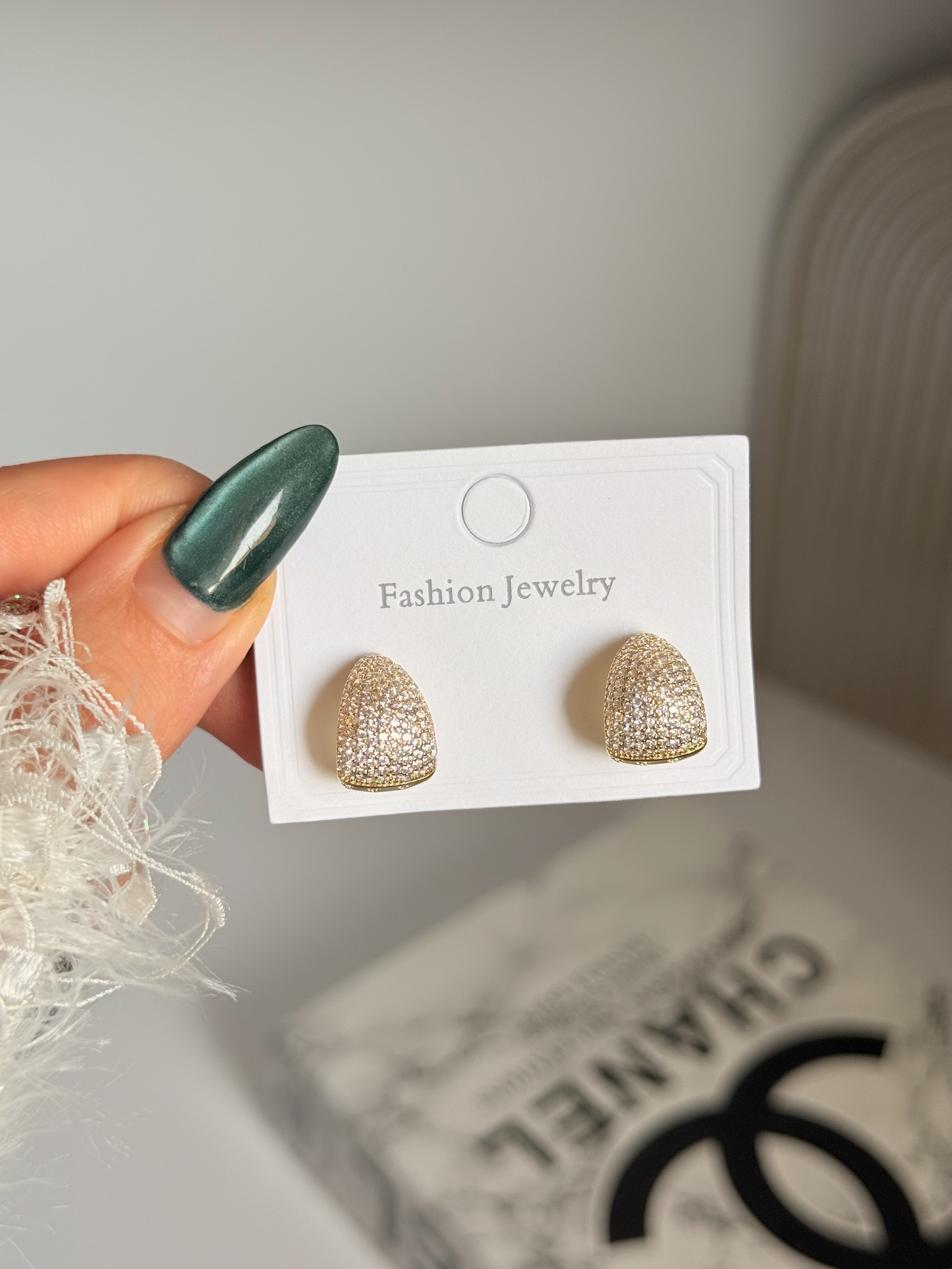گوشواره زنانه طرح طلا کد ۱