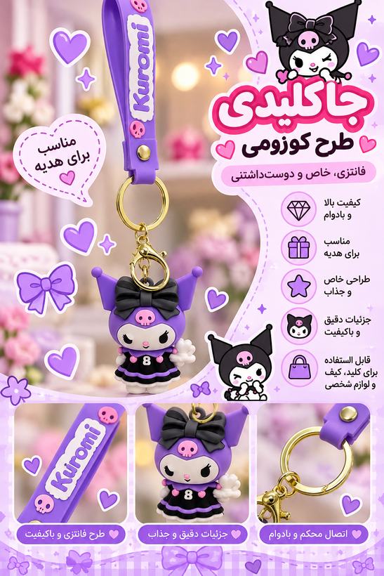 سرکلیدی کرومی و فنجان پینترستی کد ۳۱